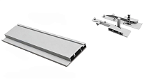Комплект для высокого внутреннего ящика H-199 Модерн Бокс (панель + соединитель 2 шт.), серый — купить оптом и в розницу в интернет магазине GTV-Meridian.